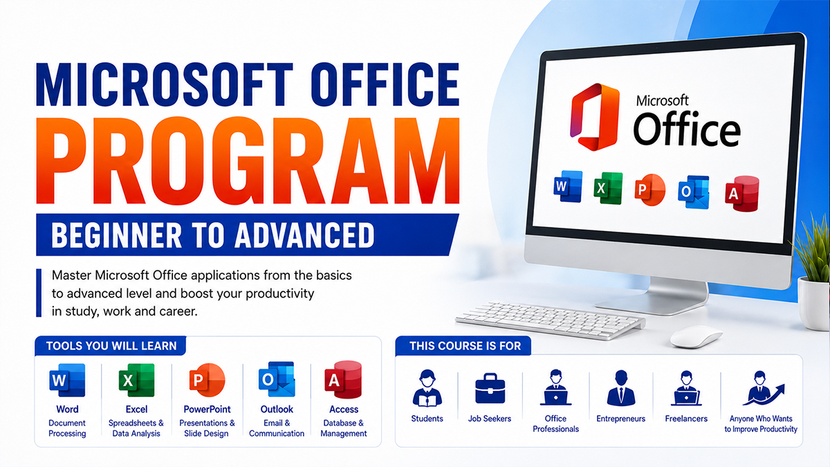 📊 Microsoft Office Program (Beginner to Advanced)