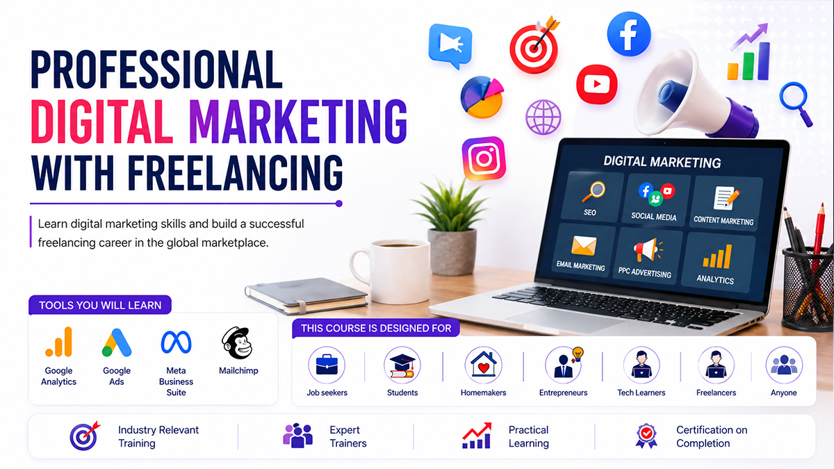 📈 Professional Digital Marketing and Freelancing.